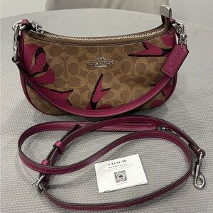 Coach Brown and Pink Women's Bag